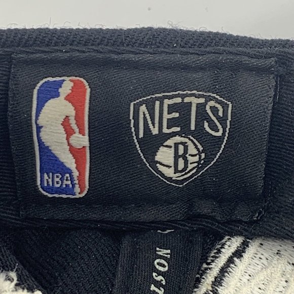 Mitchell & Ness Brooklyn Nets NBA Black 100% Wool Snapback Hat Cap Basketball‎ - Picture 11 of 11